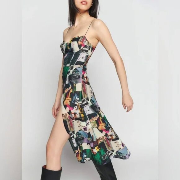 Reformation Decoupage Juliette Dress NWOT - Picture 5 of 5